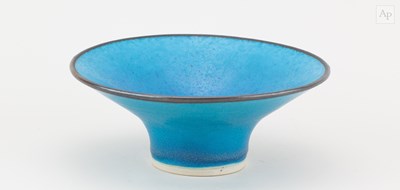 Lot 4 - ABDO NAGI (1941-2001); a porcelain dish...