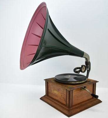 Lot 547 - CHARLES GILBERT, SHEFFIELD; a tabletop horn...