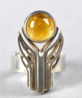 Lot 96 - DON PORRITT (Born 1933); a hallmarked silver...
