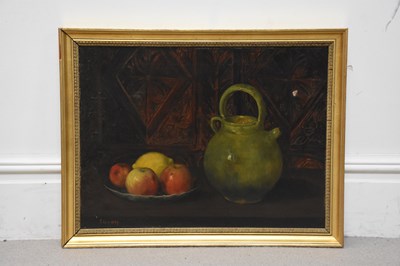Lot 1709 - H EERE; a late 19th century oil on canvas,...