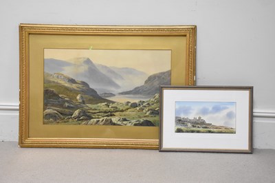 Lot 1707 - W G SHRUBSOLE; watercolour, landscape, signed,...