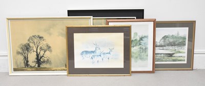 Lot 1783 - AFTER DAVID SHEPHERD; a print on board, and...