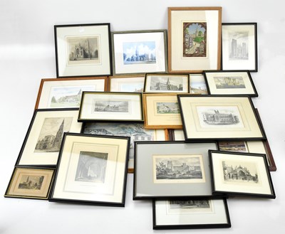 Lot 1779 - A large collection of 19th century prints and...