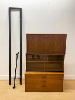 Lot 605 - AVALON; a mid 20th century freestanding teak...
