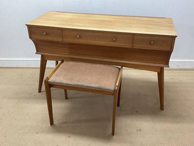 Lot 638 - MAPLE & CO, LONDON; a wooden veneered dressing...