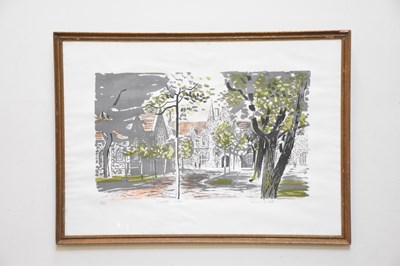 Lot 1603 - EDWIN LA DELL (1919-1970); pencil signed...