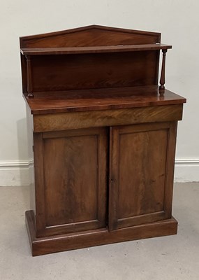 Lot 122 - A 19th century mahogany chiffonier, with...