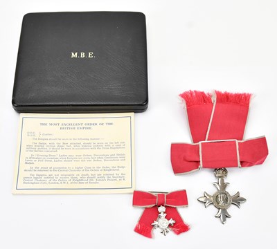 Lot 1167 - ROYAL MINT; a George V Lady's MBE, with...