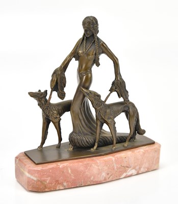 Lot 449 - AFTER DEMÉTRE CHIPARUS; a small reproduction...