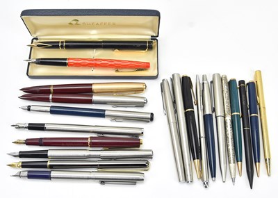 Lot 304 - A large collection of fountain and ballpoint...