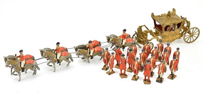 Lot 1821 - BRITAINS; a cold painted lead model of...