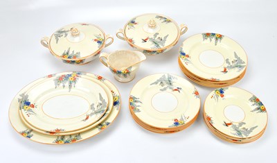 Lot 1425 - BURLEIGH WARE; an Art Deco part dinner service,...
