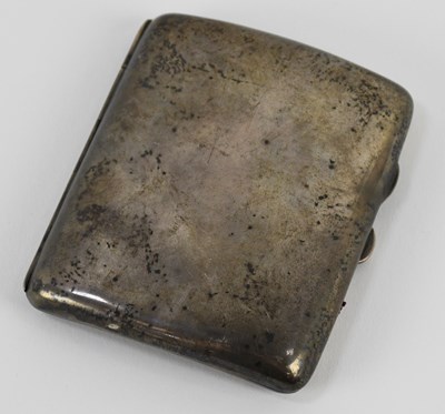 Lot 1253 - An Edward VII hallmarked silver breast pocket...