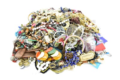 Lot 1590 - A large quantity of modern and vintage costume...