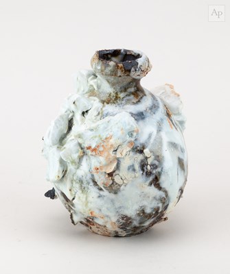 Lot 21 - AKIKO HIRAI (born 1970); a stoneware sake...