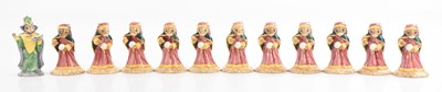 Lot 1292 - ROYAL DOULTON; a collection of twelve 'Fortune...