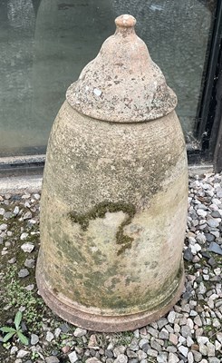 Lot 693 - A terracotta rhubarb forcer, height 66cm