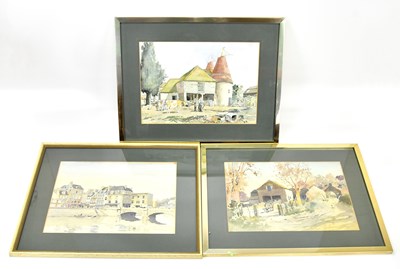 Lot 1678 - DAVID THOMAS ROSE; three watercolours, two...