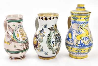 Lot 1311 - A 19th century German faience ware vessel,...