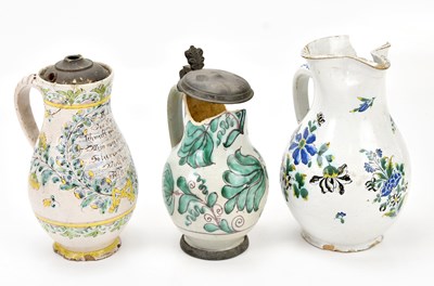 Lot 1350 - A 19th century Italian faience ware vessel...
