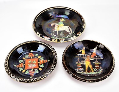 Lot 1312 - Three 18th/19th century Swiss treacle glazed...