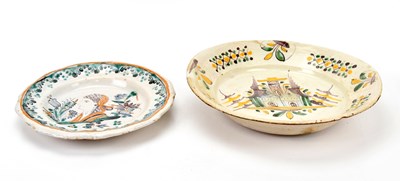 Lot 1324 - An 18th century Delft tin glazed earthenware...