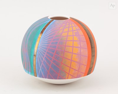 Lot 653 - TONY LAVERICK (born 1961); a small globular...