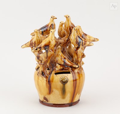 Lot 195 - DOUG FITCH (born 1964); a slipware moneybox...
