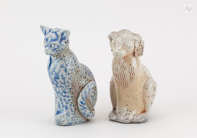 Lot 299 - JOAN DOHERTY (born 1949); a salt glazed...