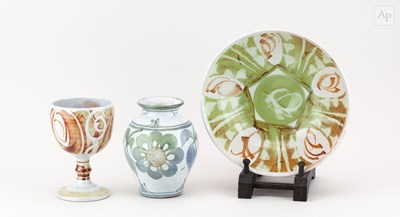 Lot 206 - EDGAR CAMPDEN for Aldermaston Pottery; a tin...
