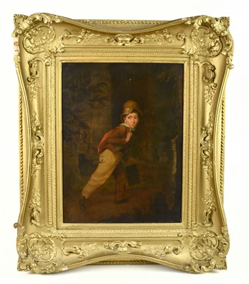 Lot 781 - LATE 18TH CENTURY; oil on board, young man...