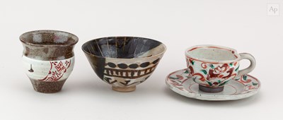 Lot 683 - A group of probably Japanese stoneware...