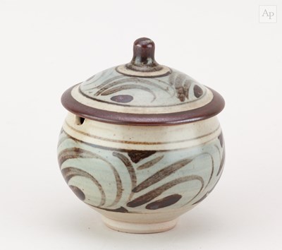 Lot 59 - Leach Pottery; a stoneware marmalade jar...