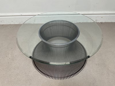 Lot 30 - A contemporary coffee table with thick...
