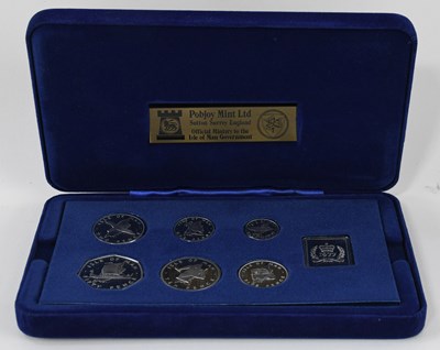 Lot 1724 - POBJOY MINT; a cased commemorative Isle of Man...