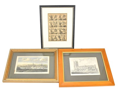 Lot 1781 - An original hand tinted map, 'Perspective View...