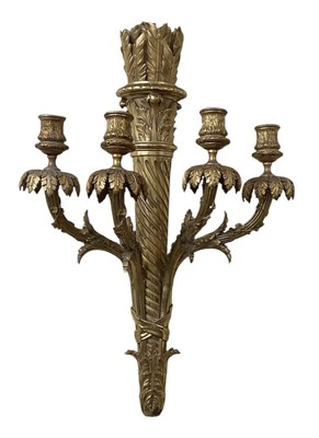 Lot 169 - A good heavy late 19th century French gilt...
