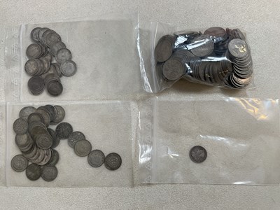 Lot 499 - A collection of sixpences to include 1 x1879....