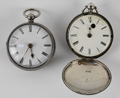 Lot 1822 - A Victorian hallmarked silver cased open face...
