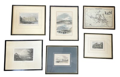 Lot 360 - Six assorted 19th century and later engravings...