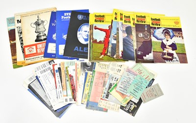 Lot 776 - EVERTON INTEREST; a collection of football...