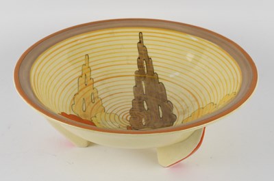 Lot 736 - CLARICE CLIFF; an early 20th century Art Deco...