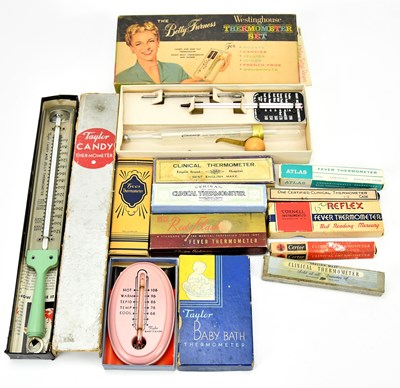 Lot 260 - TAYLOR; a candy and jelly thermometer, boxed,...