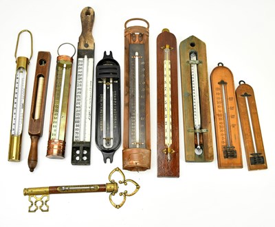 Lot 262 - WEKSLER NYC; a thermometer with dual cold and...
