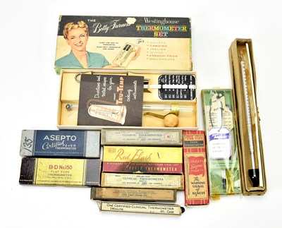 Lot 255 - FAICHNEY; a Signal 755 oral fever thermometer,...