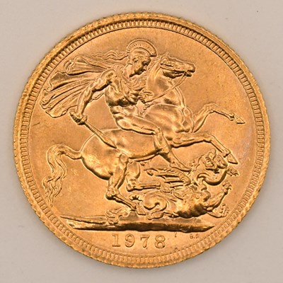 Lot 1626 - An Elizabeth II full sovereign, 1978.