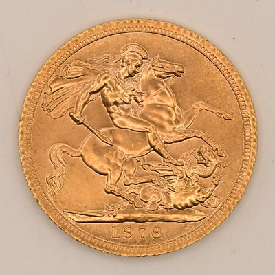 Lot 1628 - An Elizabeth II full sovereign, 1978.
