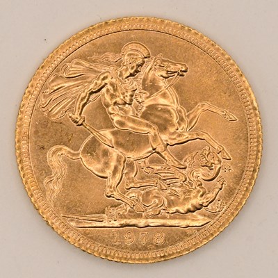 Lot 1634 - An Elizabeth II full sovereign, 1978.