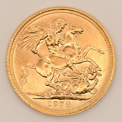 Lot 1644 - An Elizabeth II full sovereign, 1978.