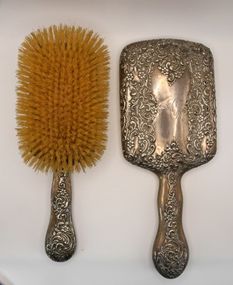 Lot 1209 - An Edward VII hallmarked silver dressing table...